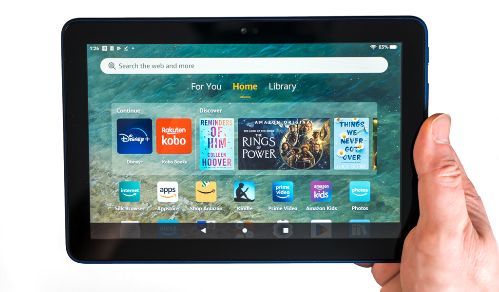 Nouvelle tablette  Fire HD 8 : plus rapide, plus endurante