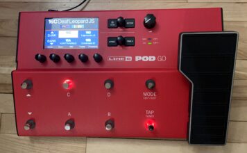 Line 6 POD Go guitar processor