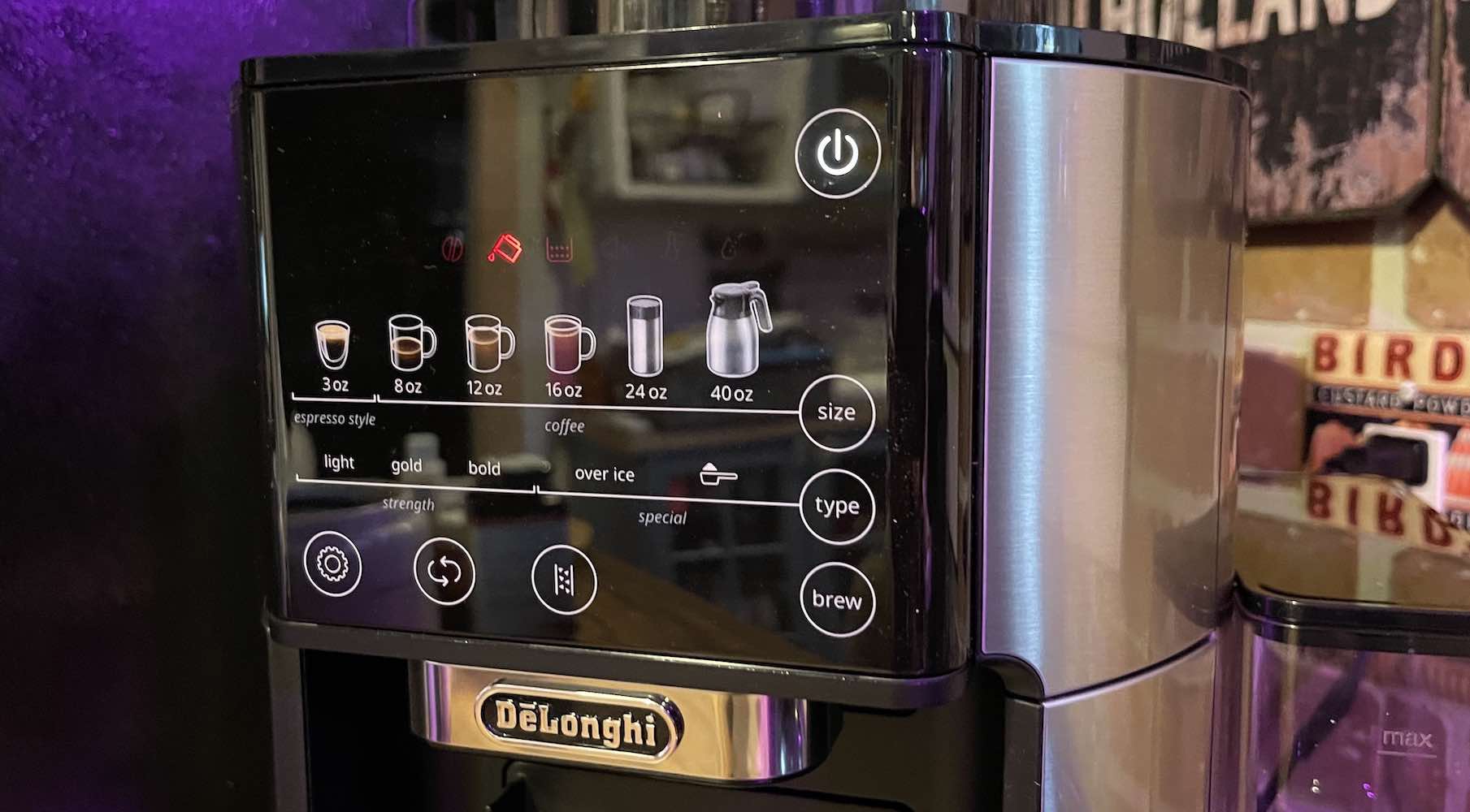 De'Longhi TrueBrew Automatic Single Serve, 8 oz to 24 oz Coffee