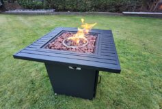 Insignia 28" Square Fire Table - Side