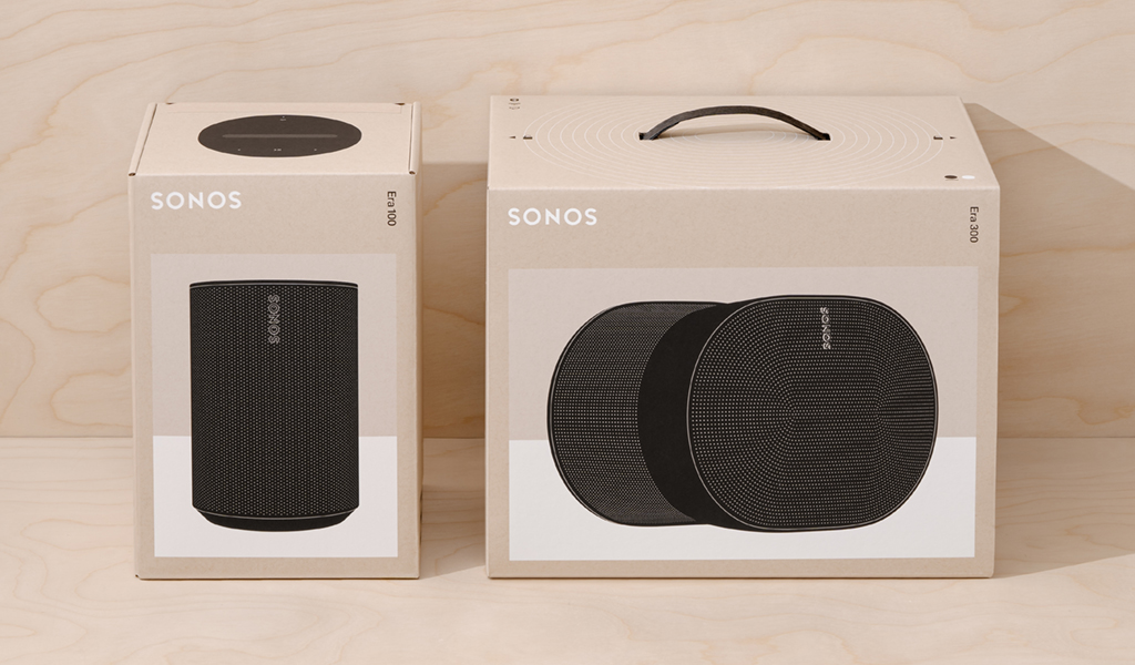 Sustainable parts made the Sonos Era speakers