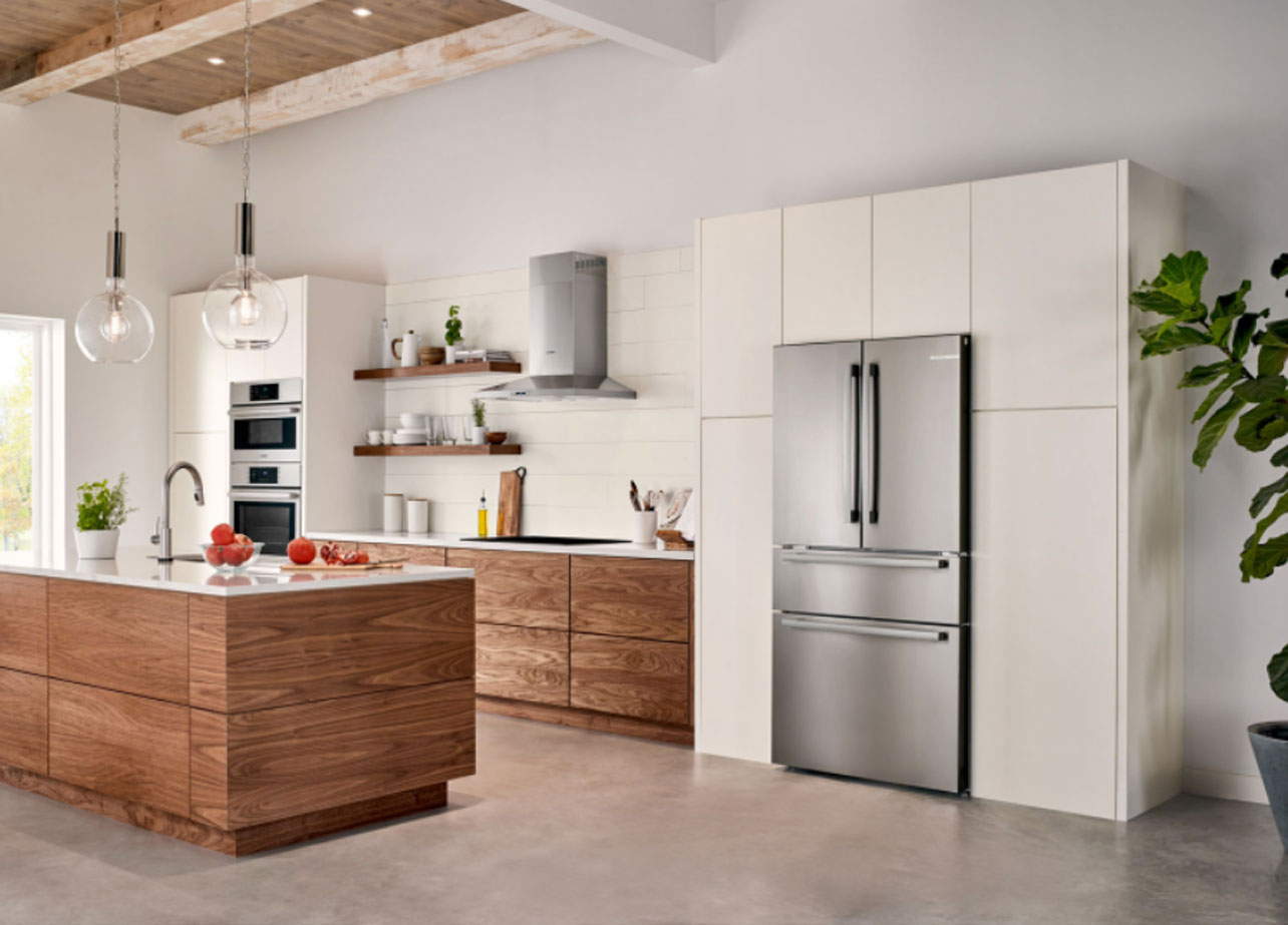 Bosch refrigerator in a modern kitchen