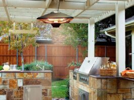 warm up the patio with outdoor patio heaters
