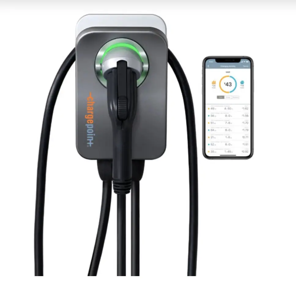 smart features on EV charger