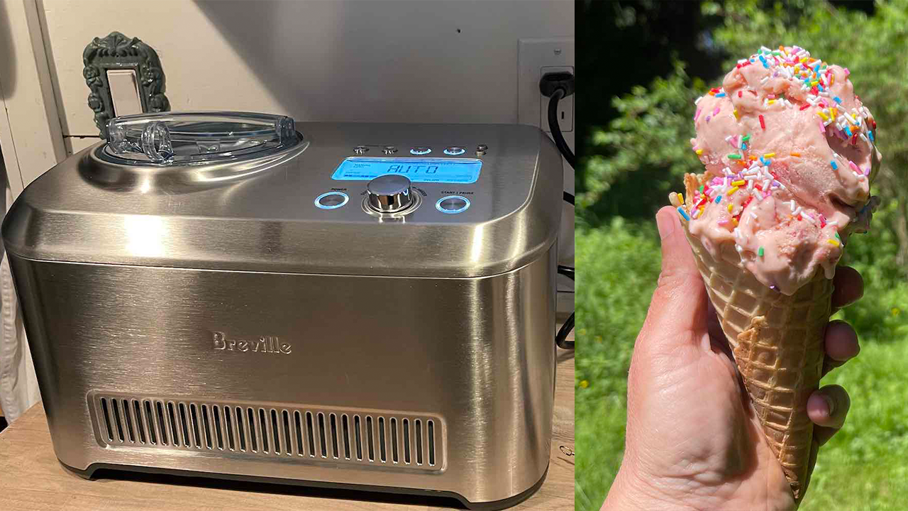 Breville Freeze and Mix Ice Cream Maker & Reviews