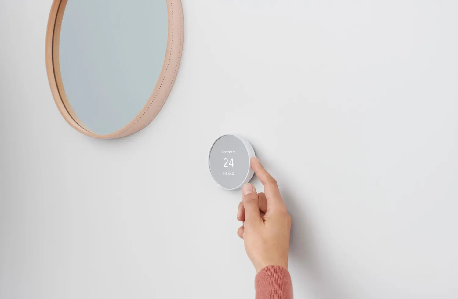 Smart thermostat in a smart home