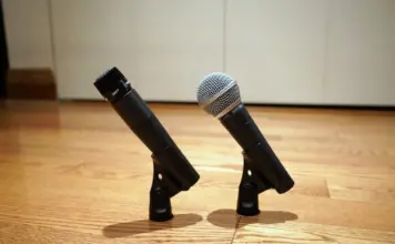 Shure SM58 and SM57