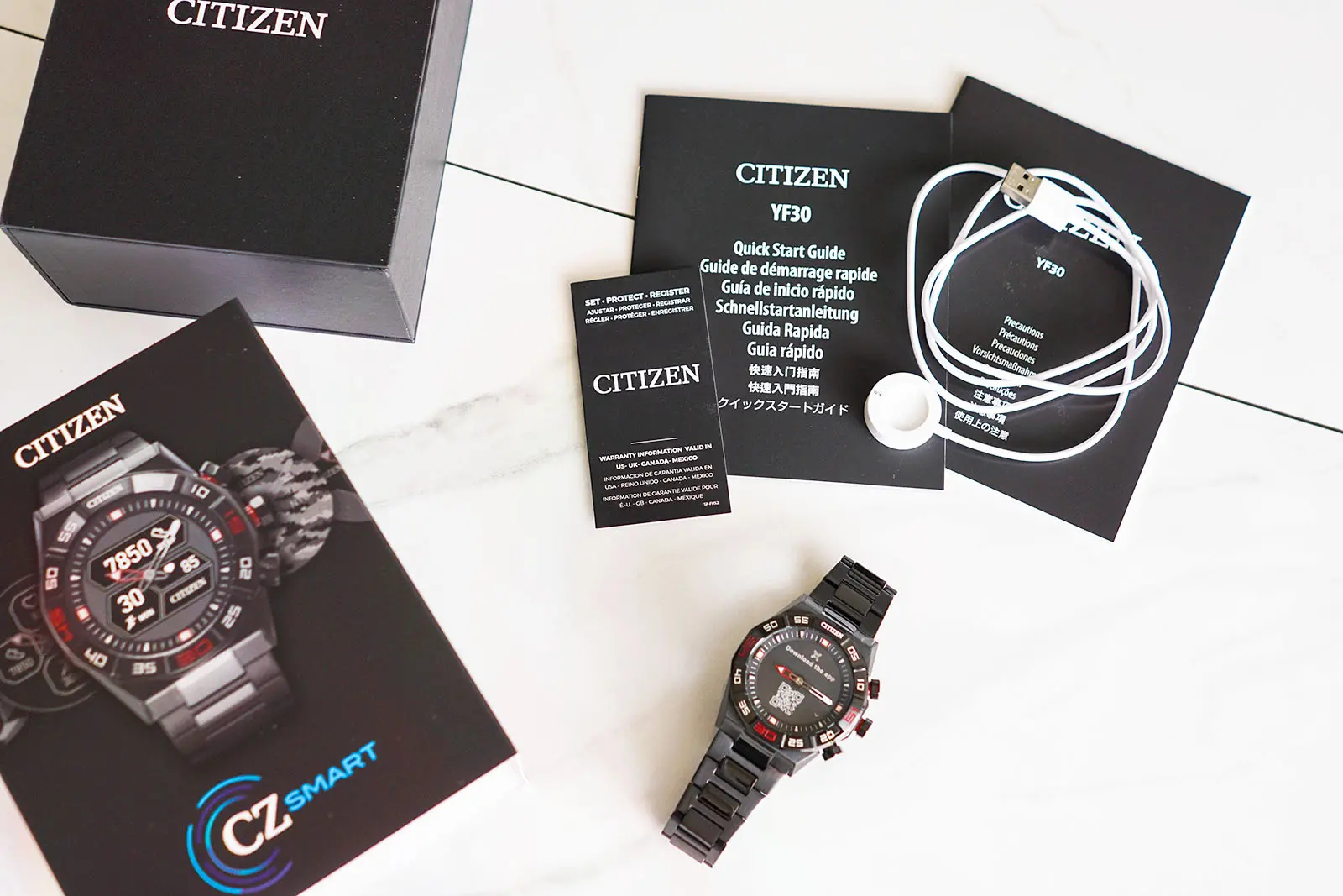 Whats-in-the-box-of-a-Citizen-smart-watch