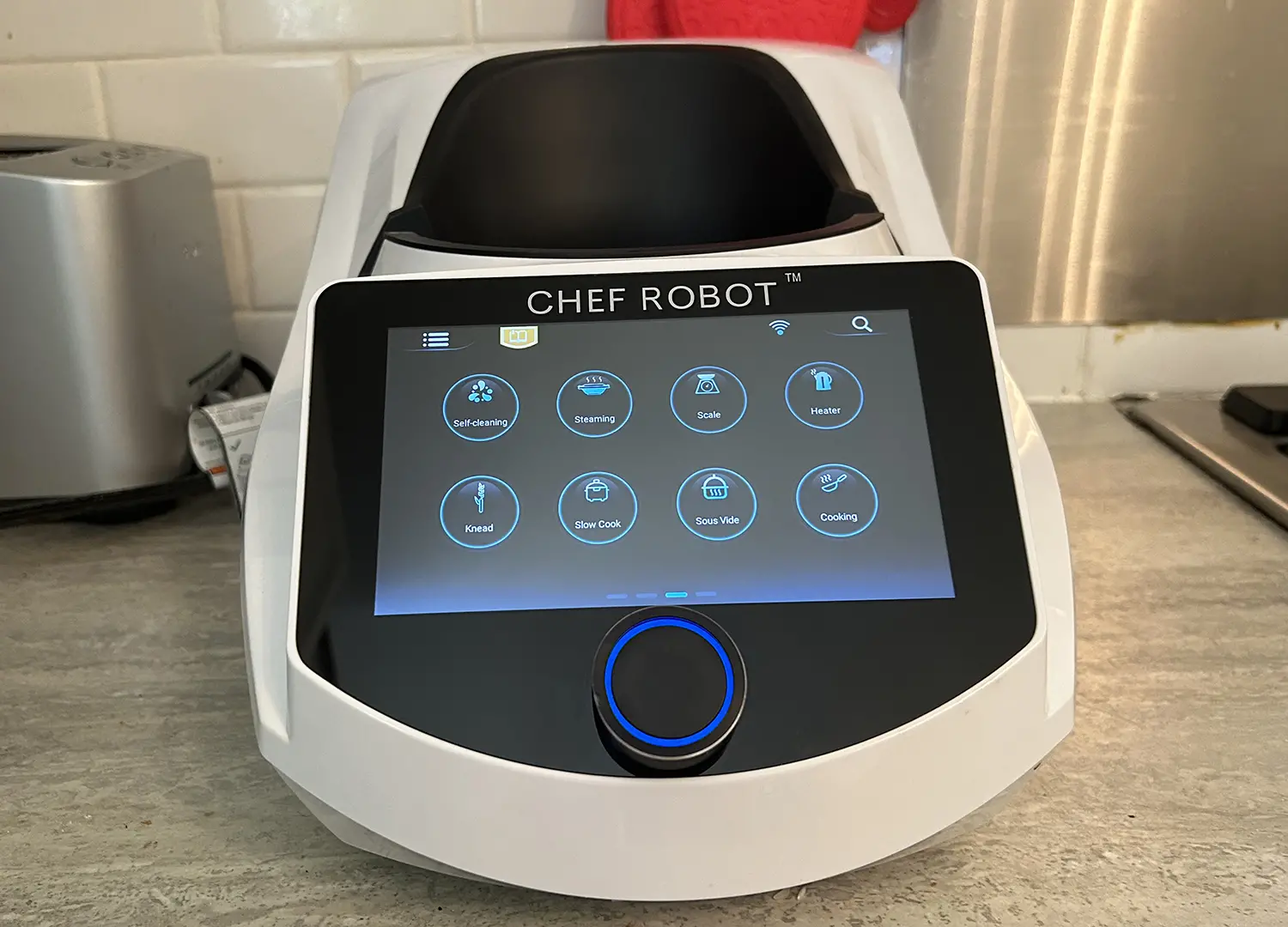 Chef Robot cooking mode buttons