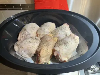 Chef Robot chicken thighs