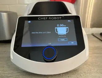 Chef Robot add ingredients measure