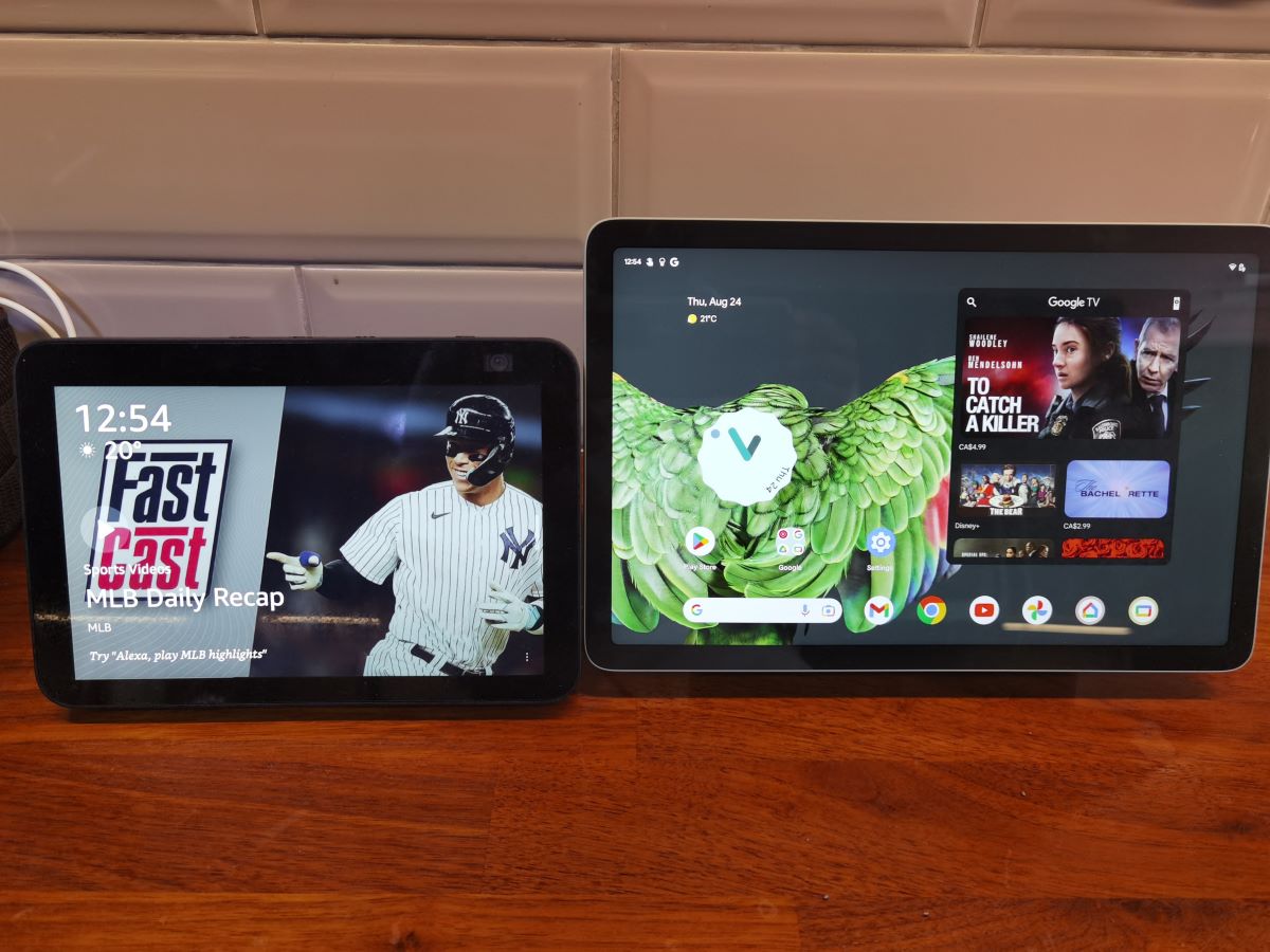 Echo Show vs Google Pixel tablet