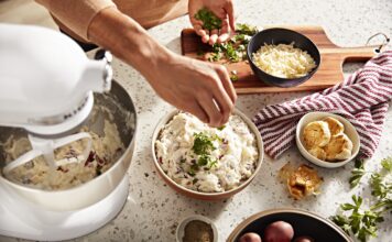 KitchenAid mashed potatoes