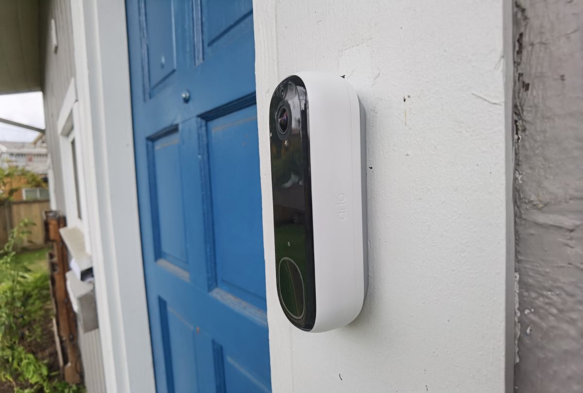Arlo Video Doorbell - Side close-up