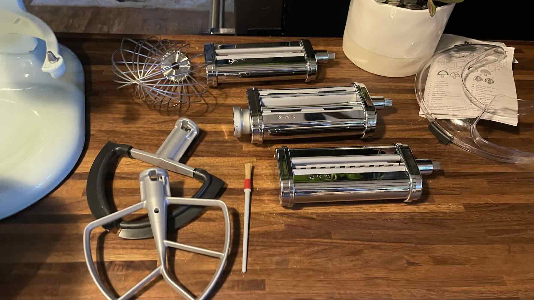 KitchenAid professional bowl lift mixer attachments