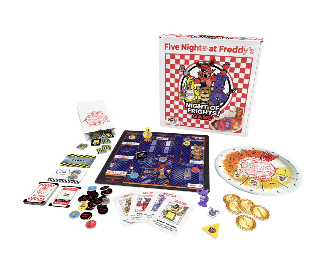 Five Nights at Freddy's Fright Night board game.
