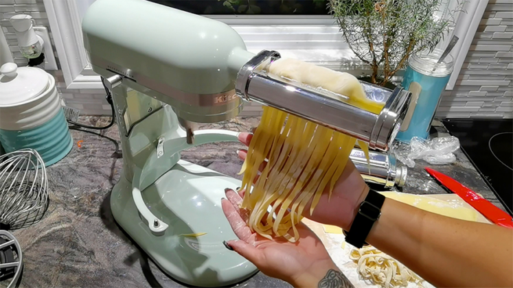 Enter For A Chance To Win A KitchenAid Professional Stand Mixer And   Pasta KitchenAid 747x420 