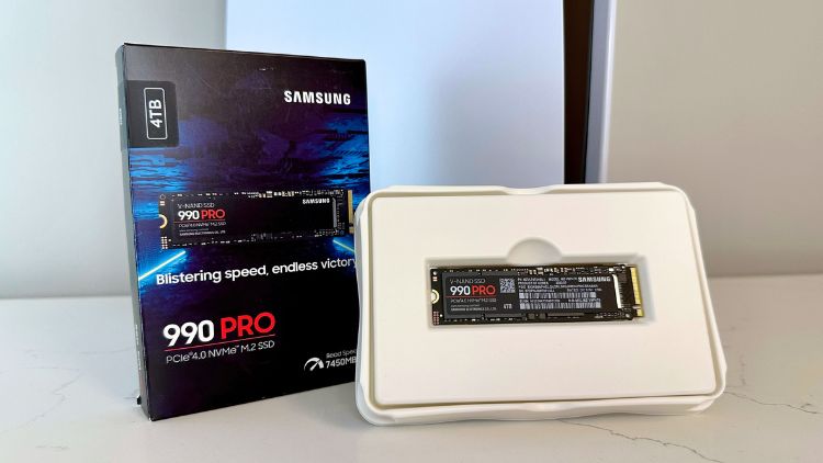 Disque dur SSD interne SAMSUNG 1To 990 Pro avec dissipateur