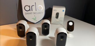 Arlo Secure Essential fully wireless indoor/outdoor and wired indoor smart cameras