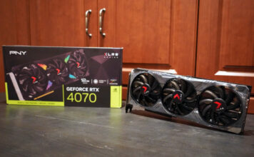 The PNY GeForce 4070