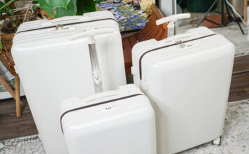 Hikolayae Mesa white luggage set review