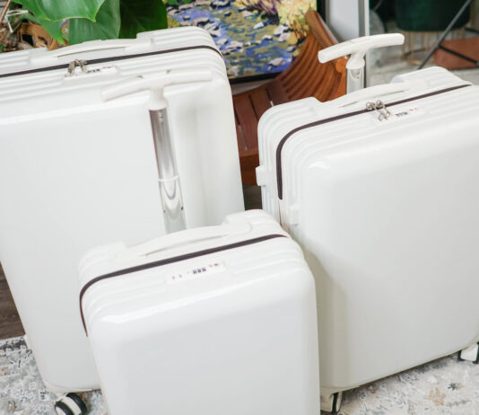 Hikolayae Mesa white luggage set review