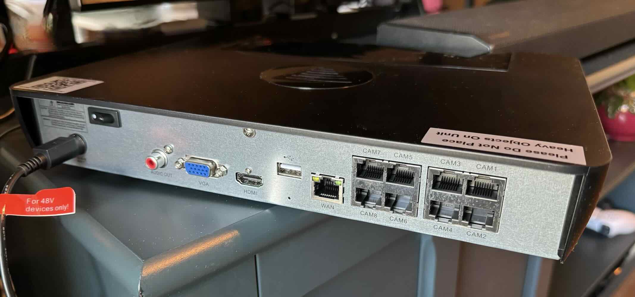 Swann NVR with Ethernet