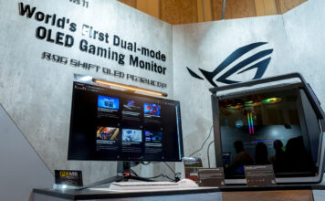 ASUS ROG Swift monitor CES 2024