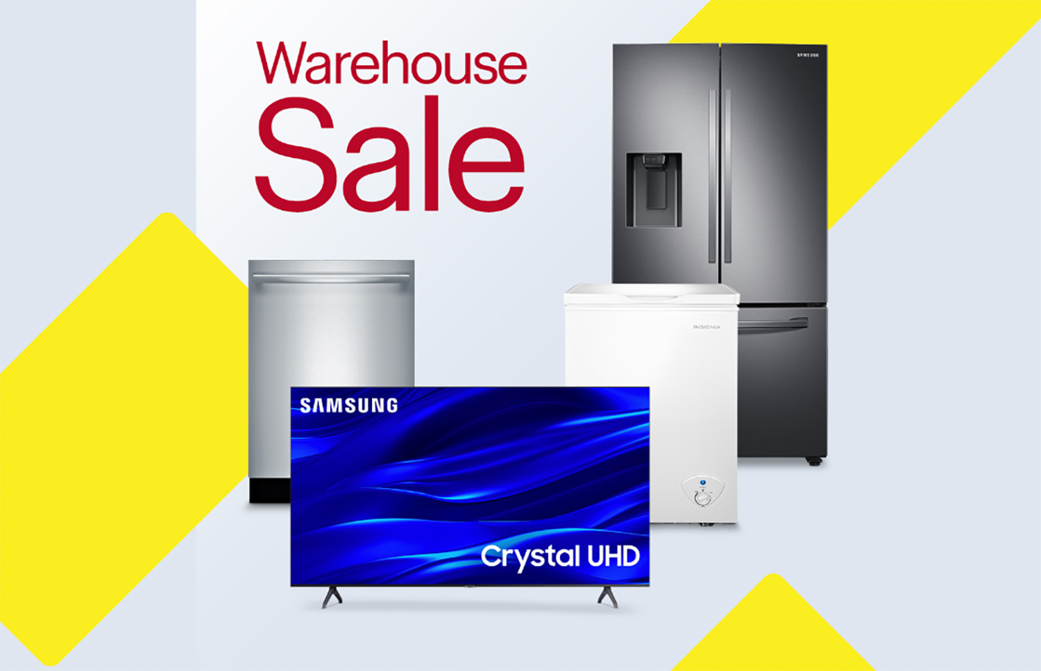 Best Buy Warehouse Sale [Appliances, TVs, Apr 5-18, Brampton, ON and Langley, BC]