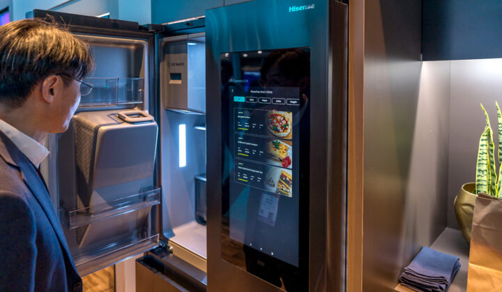 Hisense Current And Future Concept AI Appliances At CES 2024   Hisense Appliances Concept Fridge 720x420 