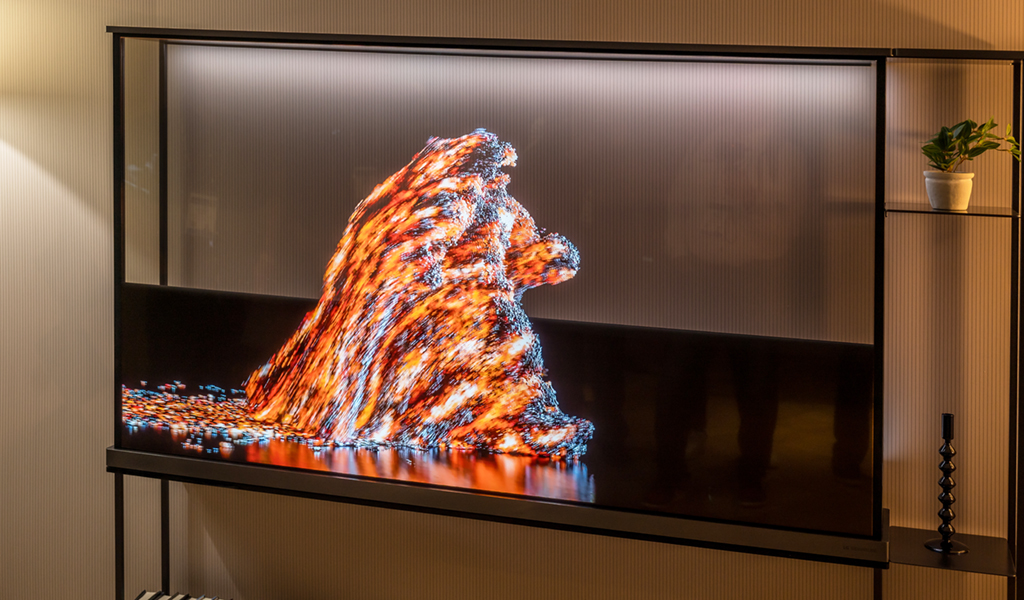 Transparent OLED TV at CES 2024