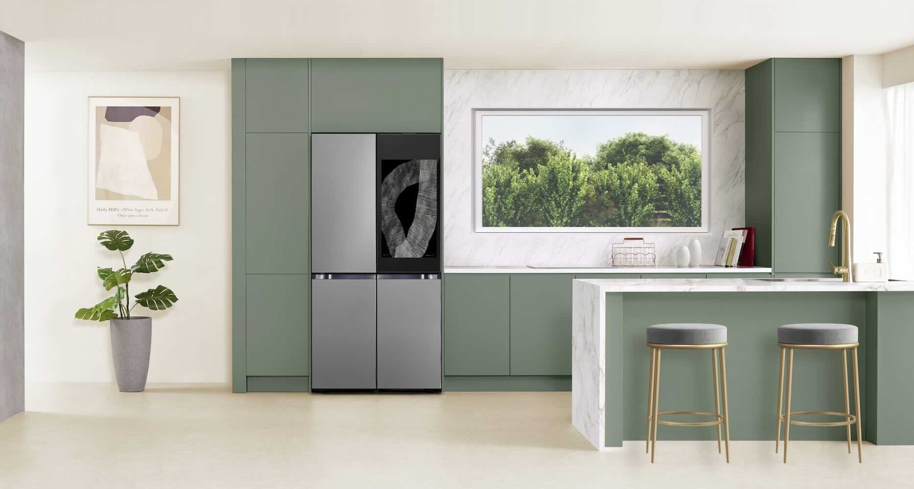 Samsung Bespoke AI fridge