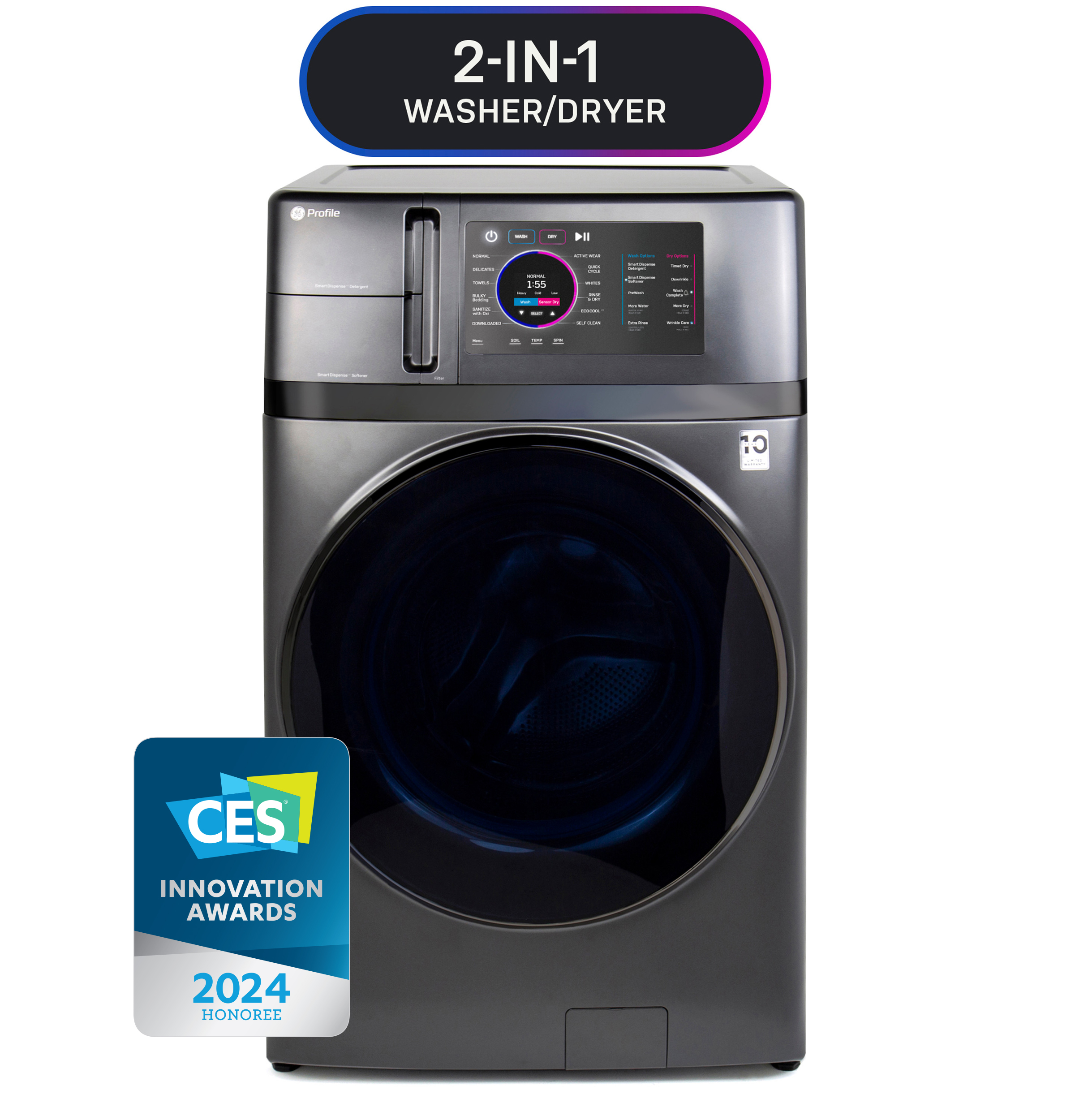 GE Profile washer dryer combo