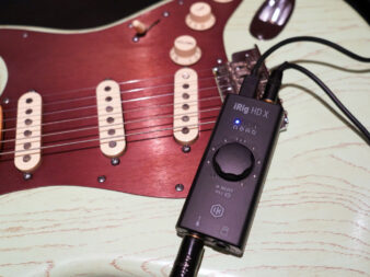The iRigs HD X is a great choice to record guitar