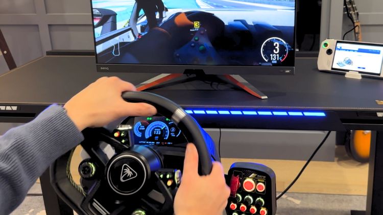 Gaming with the Turtle Beach VelocityOne Racing wheel and pedal system