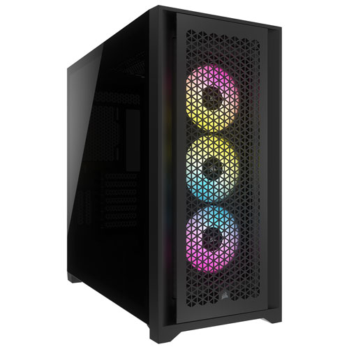 Corsair 5000D RGB Airflow Mid-Tower ATX Computer Case - Black