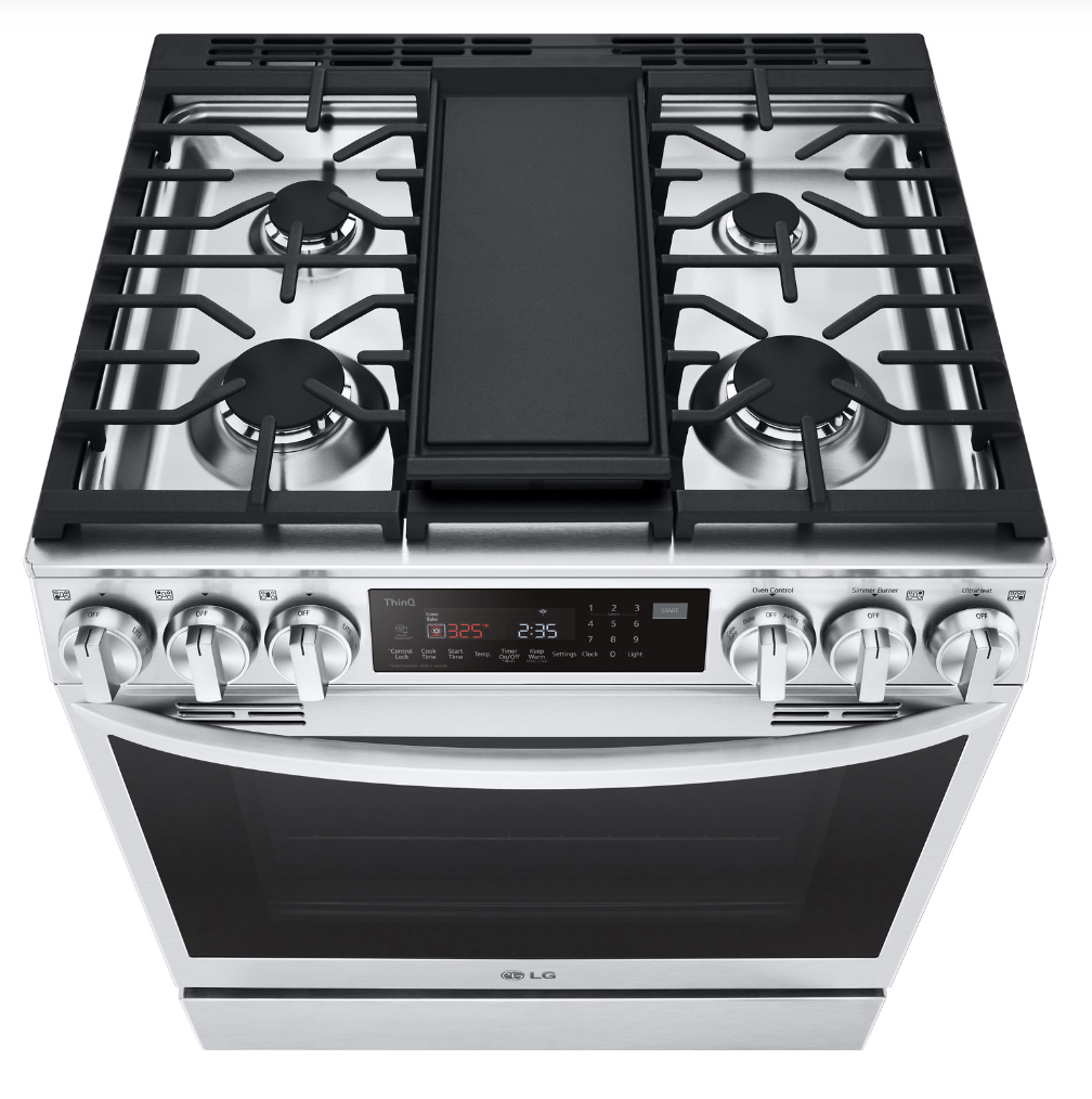 LG gas range