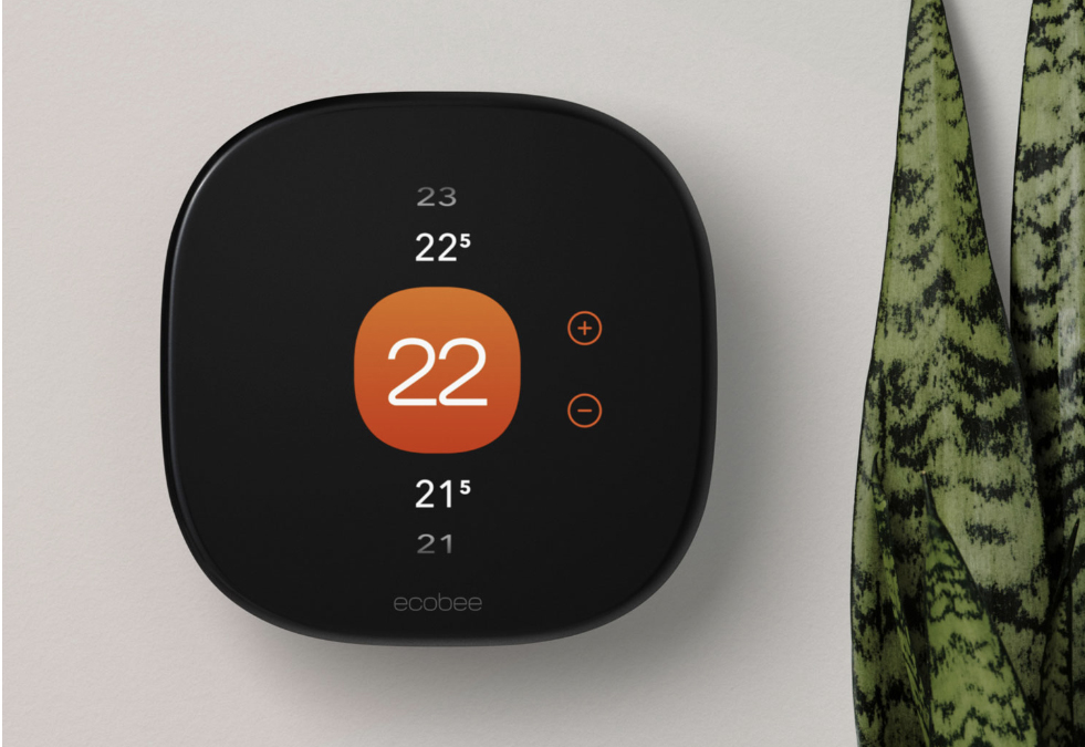 Thermostat intelligent Wi-Fi d'Ecobee 