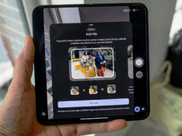 Add Me feature debuting on Google Pixel 9 Fold Pro.
