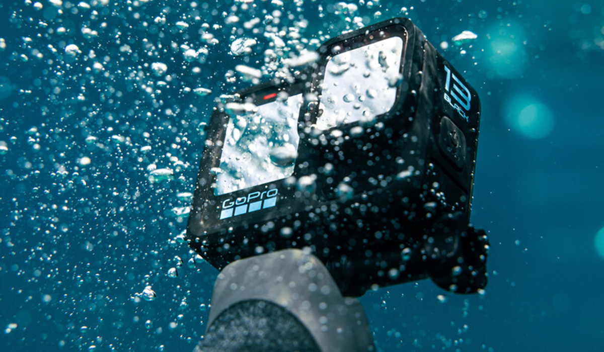 GoPro HERO13 Black sous l'eau.