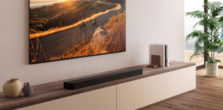 Sony BRAVIA Theatre Bar 8 Sound Bar in living room