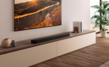 Sony BRAVIA Theatre Bar 8 Sound Bar in living room