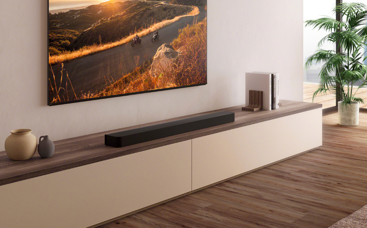 Sony BRAVIA Theatre Bar 8 Sound Bar in living room