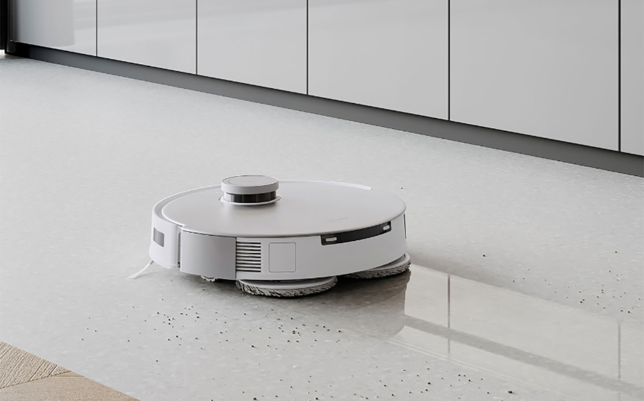 Aspirateur robot Deebot T20 d'Ecovacs dans la cuisine