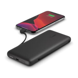 Belkin BoostCharge 10k mAh Power Bank with Lightning Cable & USB-C Cable