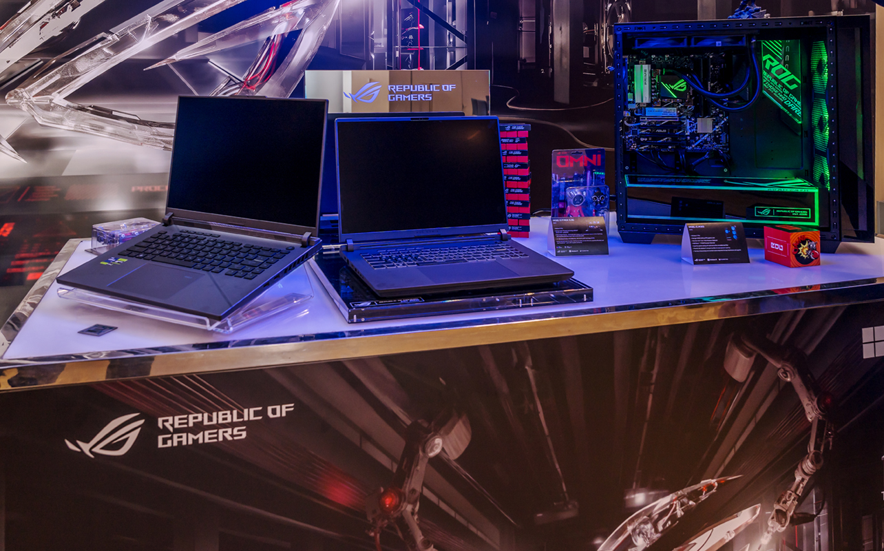 ASUS ROG gaming lineup for CES 2025.