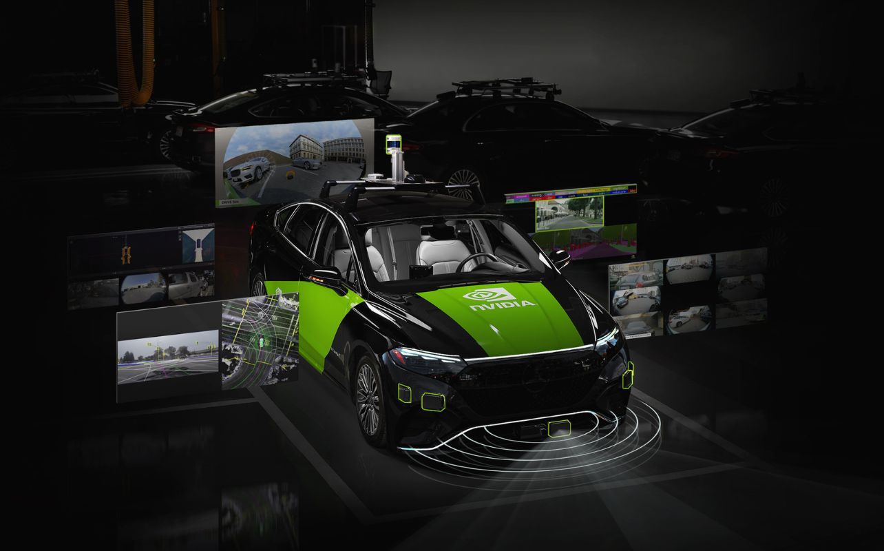 Une voiture NVIDIA.