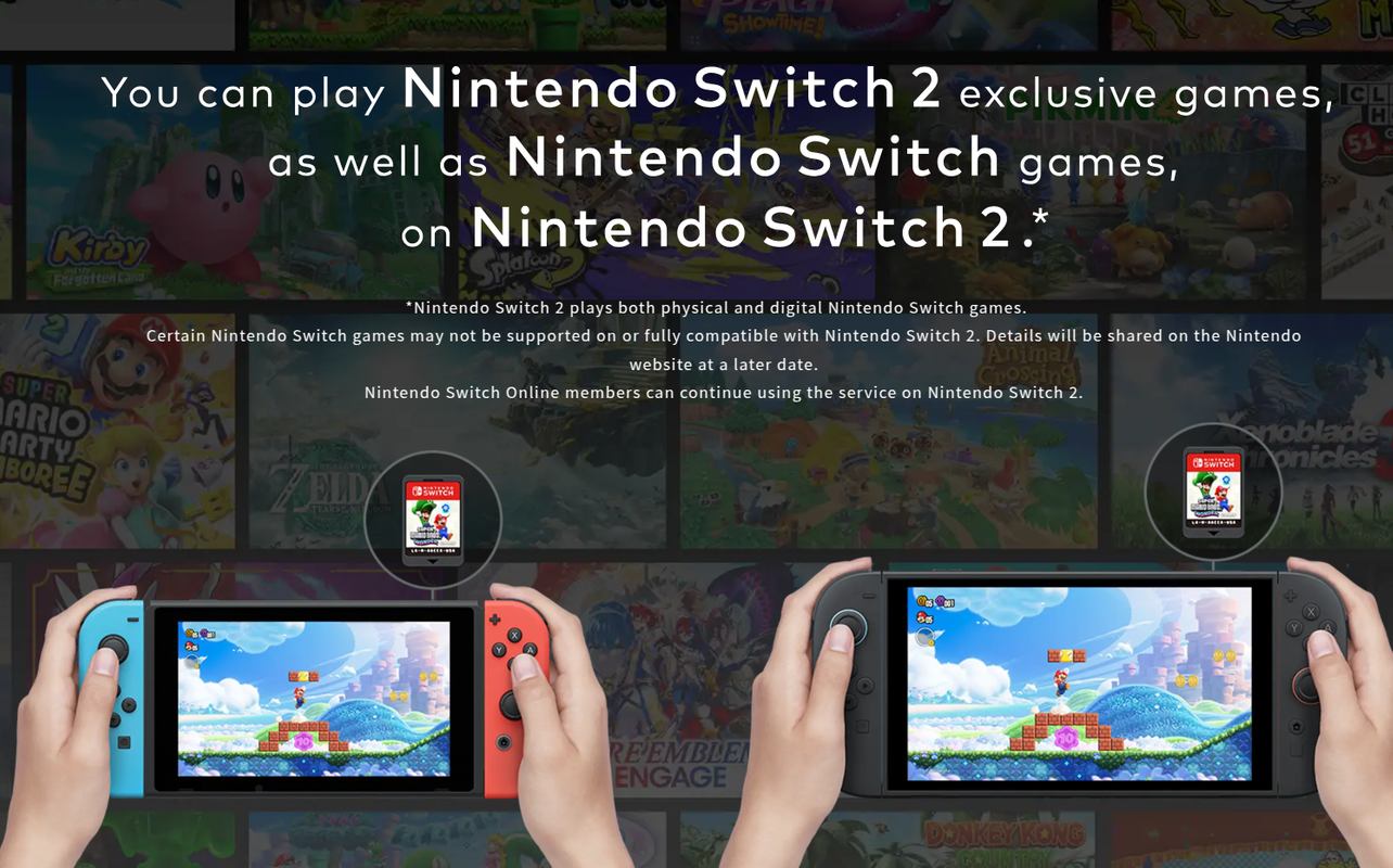 Nintendo Switch 2 is compatible with Nintendo Switch games and new, exclusive games. 