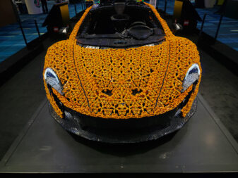 Samsung Galaxy S25 Ultra photo of McLaren made of Lego.