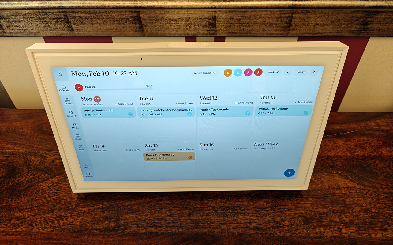 Skylight Touchscreen Calendar